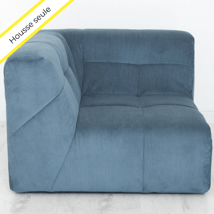 HOUSSE ANGLE VELOURS COTELE SCALA