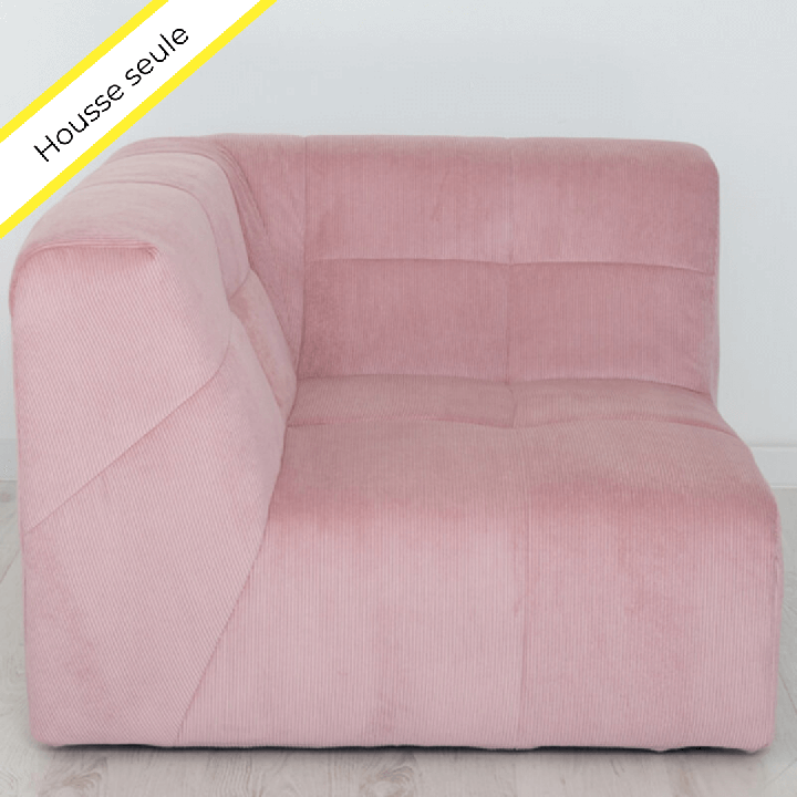 HOUSSE ANGLE VELOURS COTELE SCALA