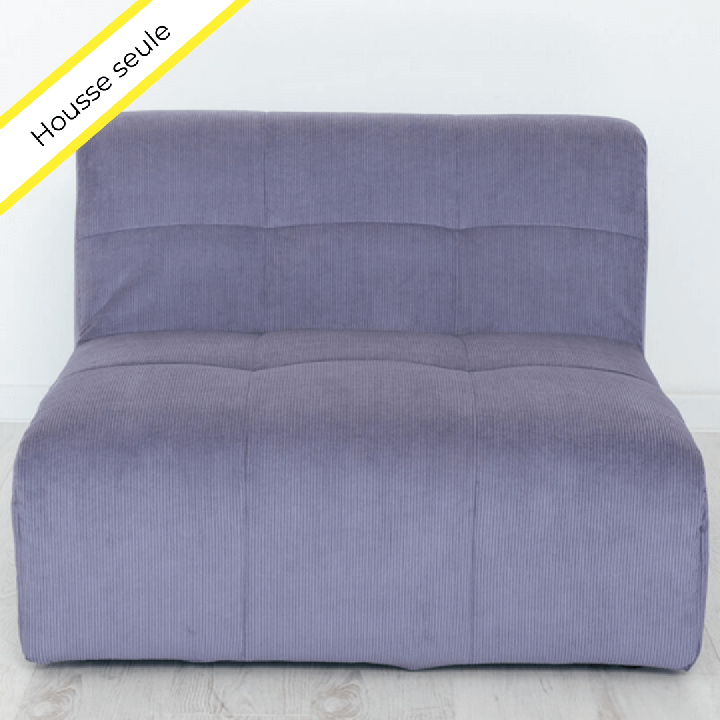 HOUSSE CHAUFFEUSE VELOURS COTELE SCALA
