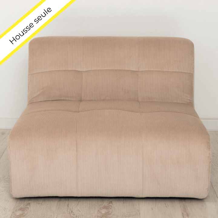 HOUSSE CHAUFFEUSE VELOURS COTELE SCALA