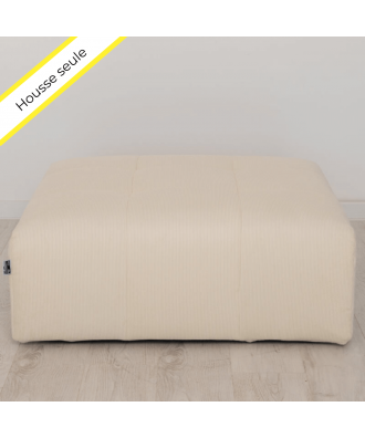 HOUSSE POUF CARRE VELOURS...