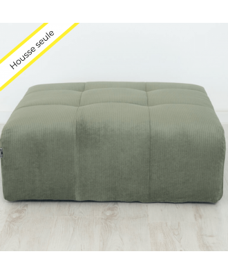 HOUSSE POUF CARRE VELOURS...