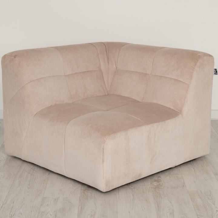 Angle HR Velours Cotelé Scala - Canapé Modulable