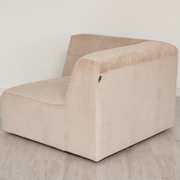 Angle HR Velours Cotelé Scala - Canapé Modulable