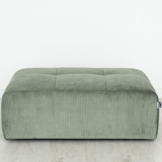 POGO-pouf rectangulaire velours côtelé scala