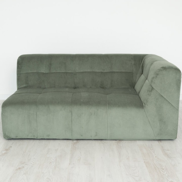 Grand Angle Droit HR Velours Cotelé Scala - Canapé Modulable