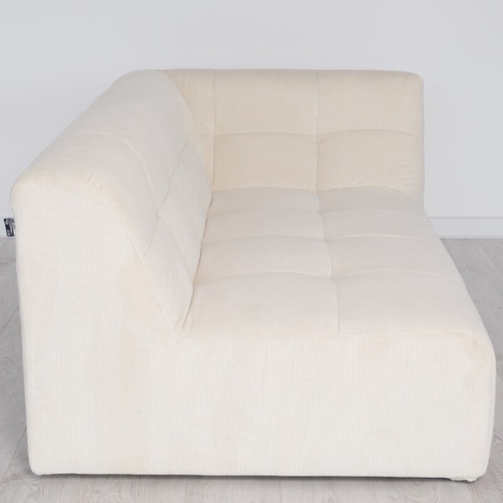 Grand Angle Droit HR Velours Cotelé Scala - Canapé Modulable