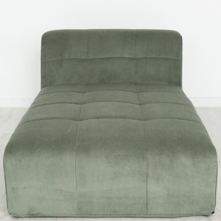 Méridienne HR Velours Cotelé Scala - Canapé Modulable