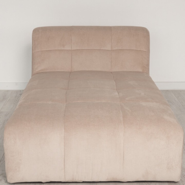 Méridienne HR Velours Cotelé Scala - Canapé Modulable