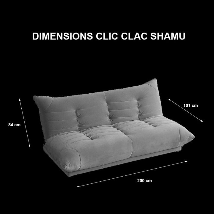 Canapé clic clac Takanap : le mariage entre confort et pratique