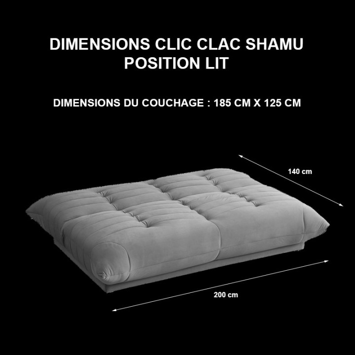 Canapé clic clac Takanap : le mariage entre confort et pratique