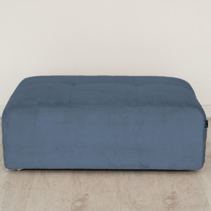 POGO-pouf rectangulaire velours côtelé scala