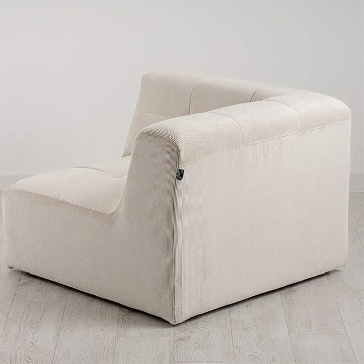 Angle HR Velours Cotelé Scala - Canapé Modulable