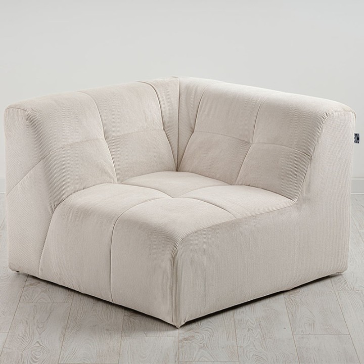 Angle HR Velours Cotelé Scala - Canapé Modulable