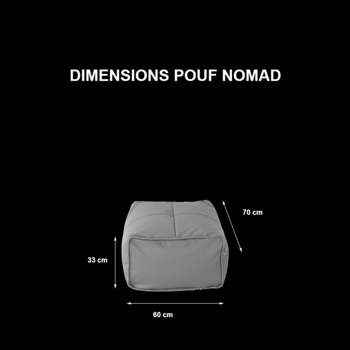 NOMAD-Pouf Extérieur odyssey