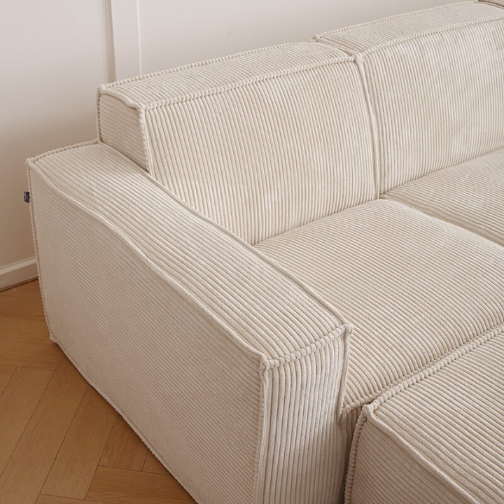 Folio -  Canapé compressé 3 places + 1 pouf livraison offerte
