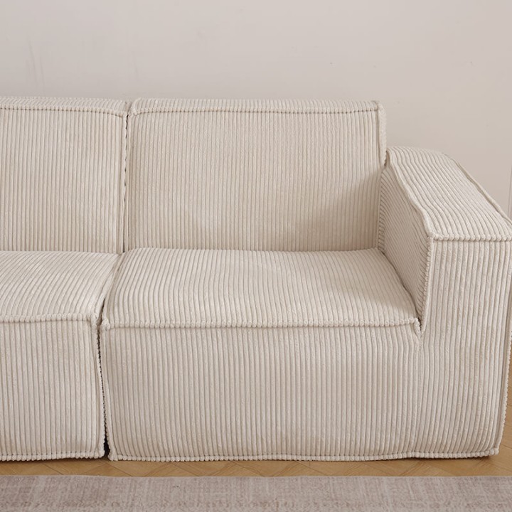 Folio -  Canapé compressé 3 places + 1 pouf livraison offerte
