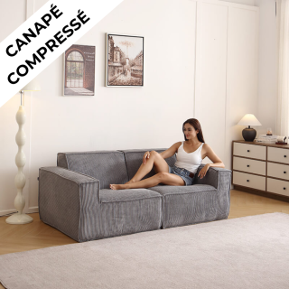 Folio -  Canapé compressé 2 places livraison offerte