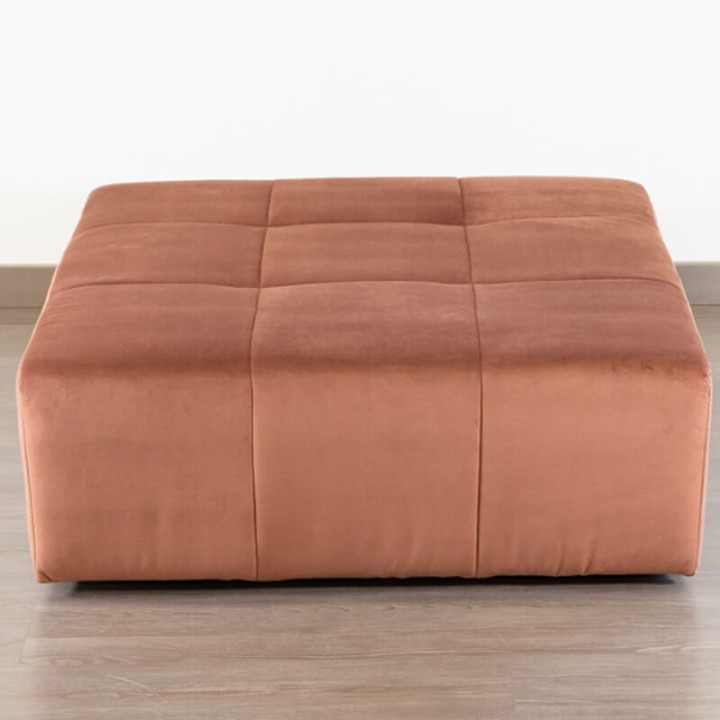 POGO-pouf carré velours paris