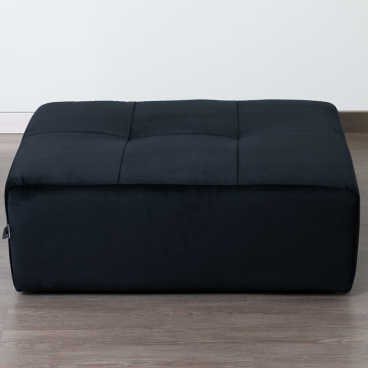 POGO-pouf rectangulaire velours paris