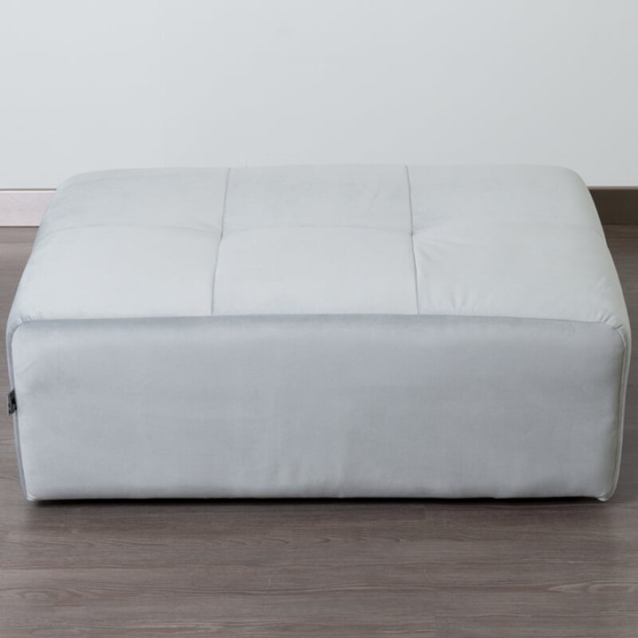 POGO-pouf rectangulaire velours paris