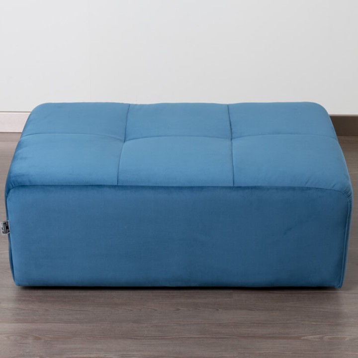 POGO-pouf rectangulaire velours paris