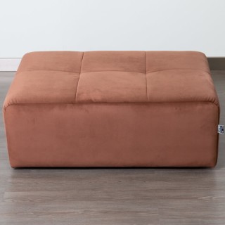 POGO-pouf rectangulaire velours paris