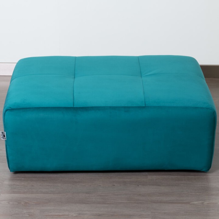 POGO-pouf rectangulaire velours paris