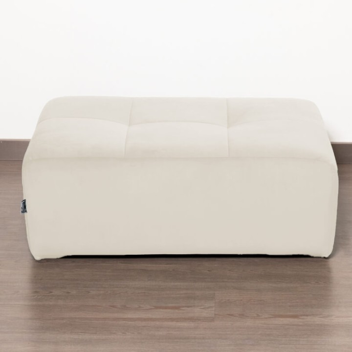 POGO-pouf rectangulaire velours paris