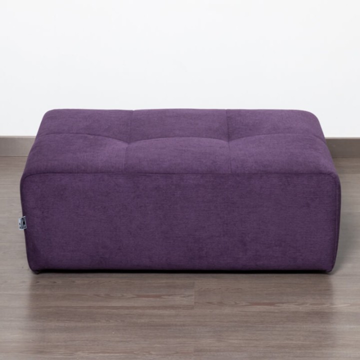 POGO-pouf rectangulaire tissu bronx
