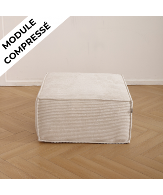 FOLIO-Pouf carré compressé...