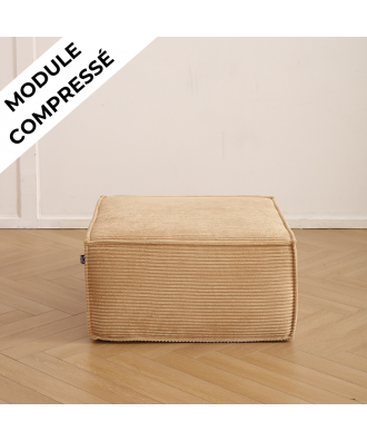 FOLIO-Pouf carré compressé...