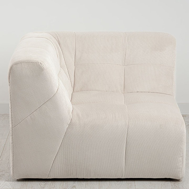 Angle HR Velours Cotelé Scala - Canapé Modulable