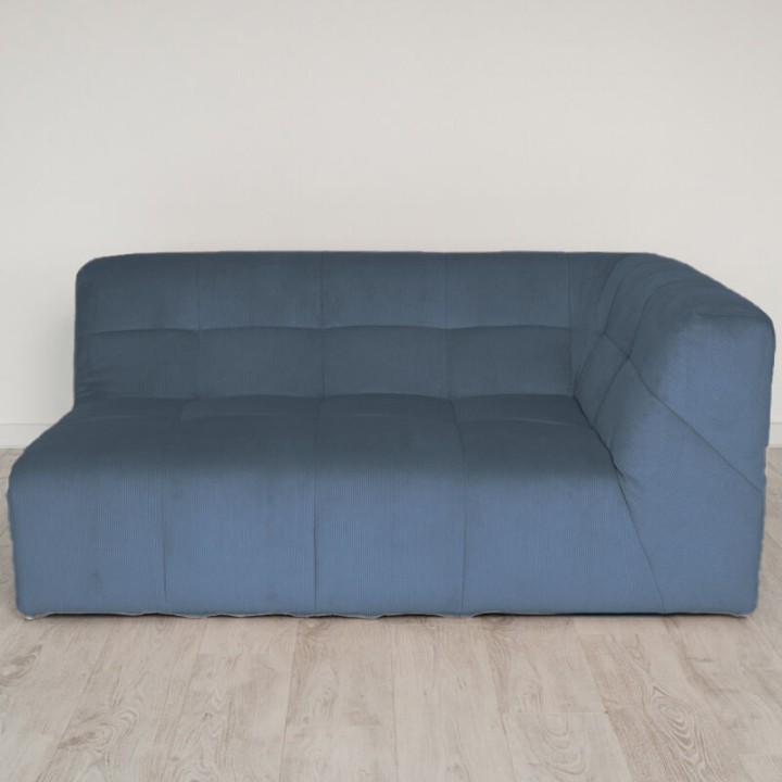 Grand Angle Droit HR Velours Cotelé Scala - Canapé Modulable