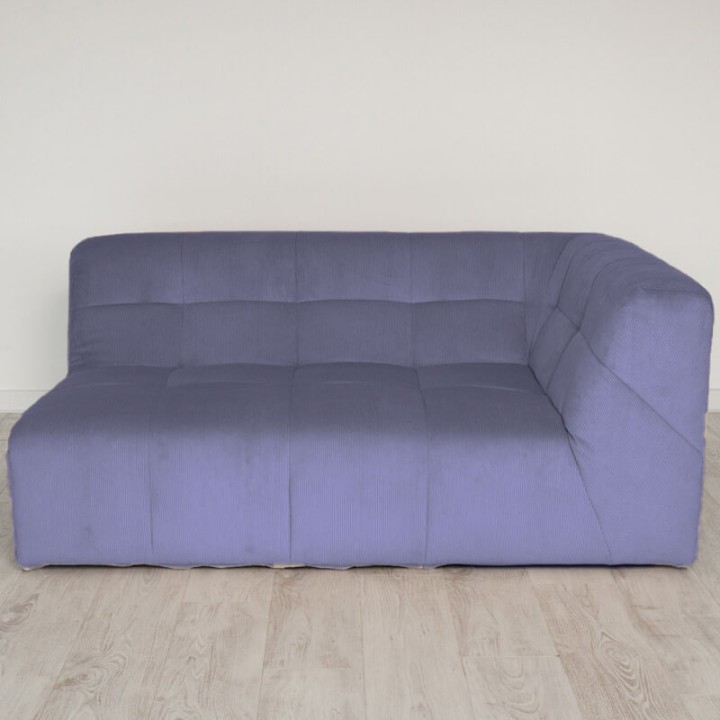 Grand Angle Droit HR Velours Cotelé Scala - Canapé Modulable