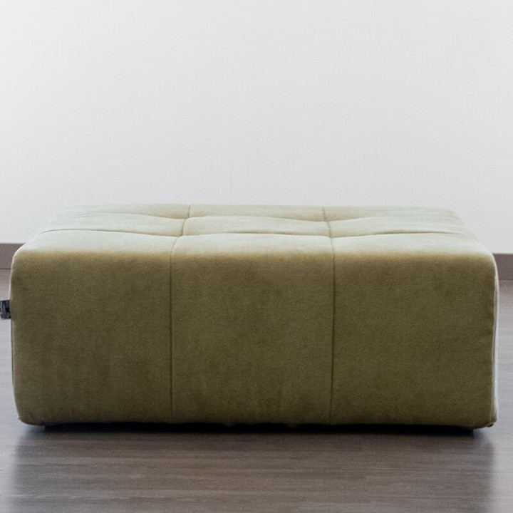 POGO-pouf carré tissu bronx