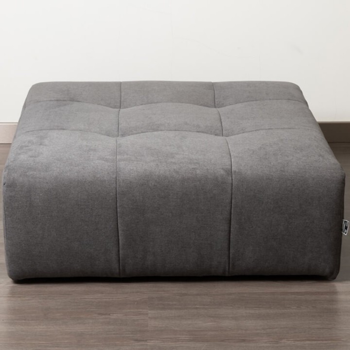 POGO-pouf carré tissu bronx