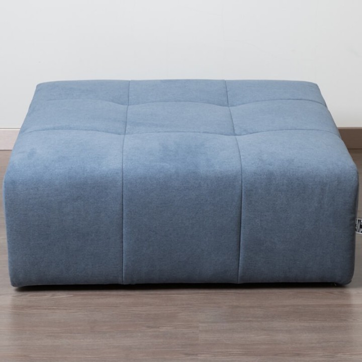 POGO-pouf carré tissu bronx
