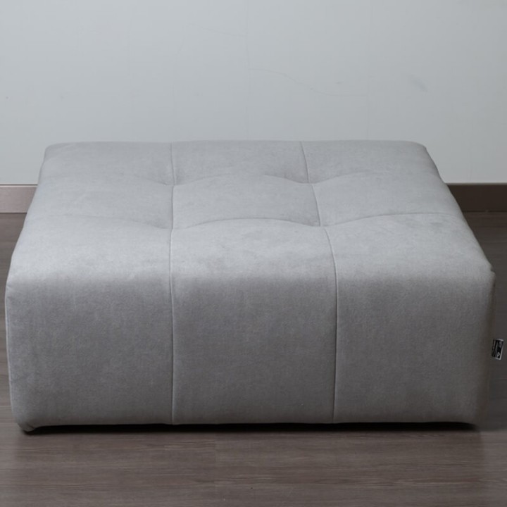 POGO-pouf carré tissu bronx