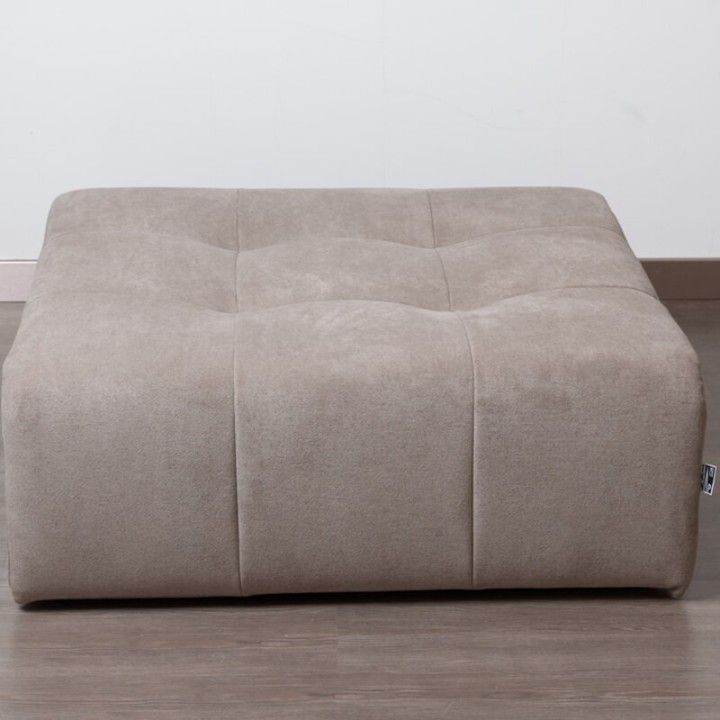 POGO-pouf carré tissu bronx