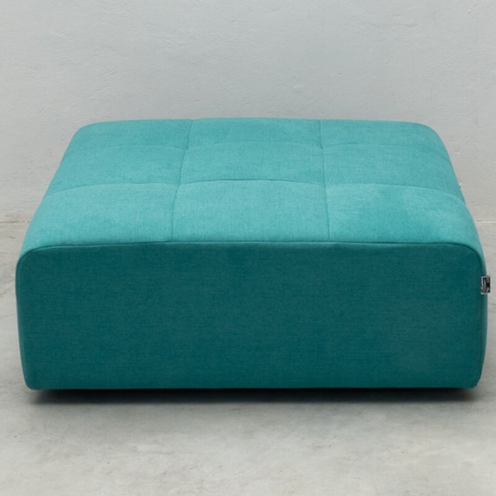 POGO-pouf carré tissu bronx