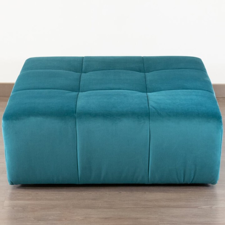 POGO-pouf carré velours paris