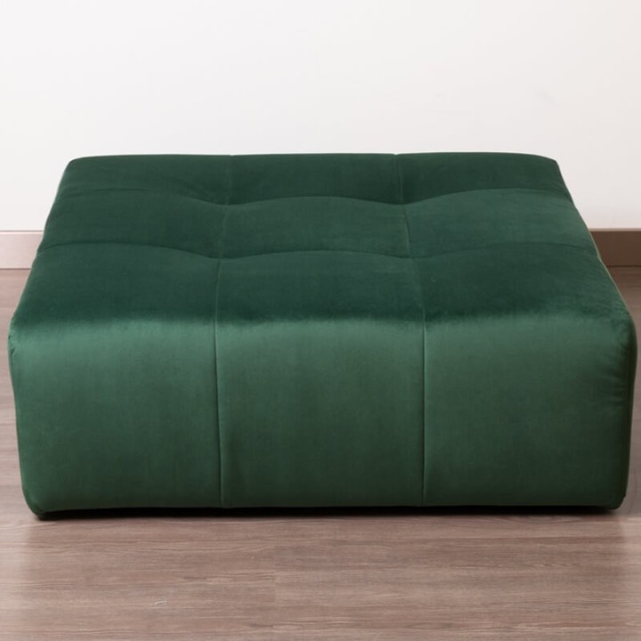 POGO-pouf carré velours paris
