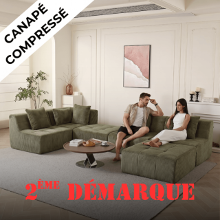 PANAMAX HR VELOURS PARIS-CANAPÉ PANORAMIQUE 7 PLACES
