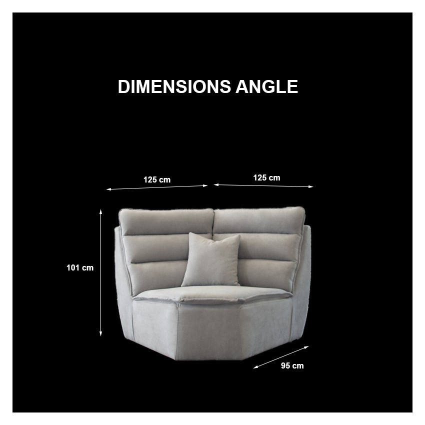 TAKANAP CANAPÉ BOREAL/AUSTRAL angle module seul