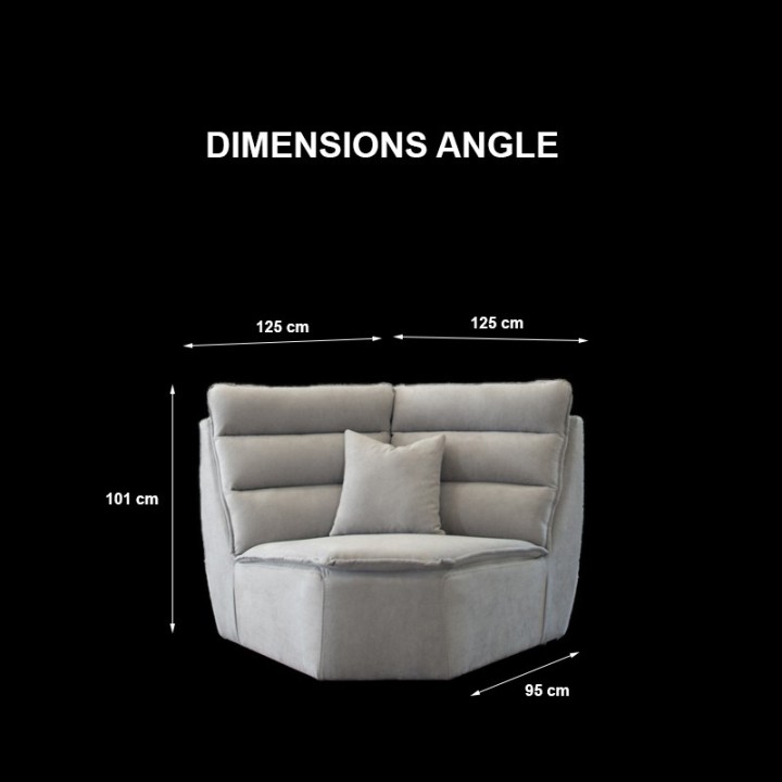TAKANAP CANAPÉ BOREAL/AUSTRAL angle module seul